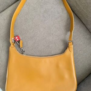 Bally Yellow smooth leather purse Mint!